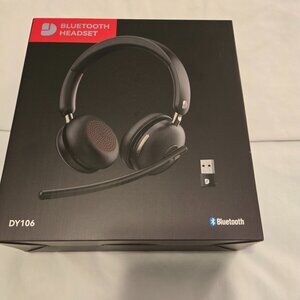 Wireless Headset w/ Mic for Work, Bluetooth 5.3 Headset w/ Noise Cancelling New
